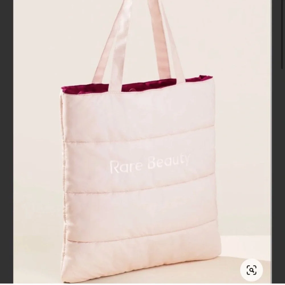 NWT Rare Beauty by Selena Gomez Puffy Tote Bag Bundle